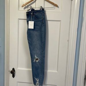 Kankan skinny jeans with leopard detail.  Never worn:-)